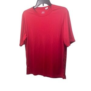 A4 Cooling Performance T-Shirt Moisture Wicking Athletic‎ Red Mens